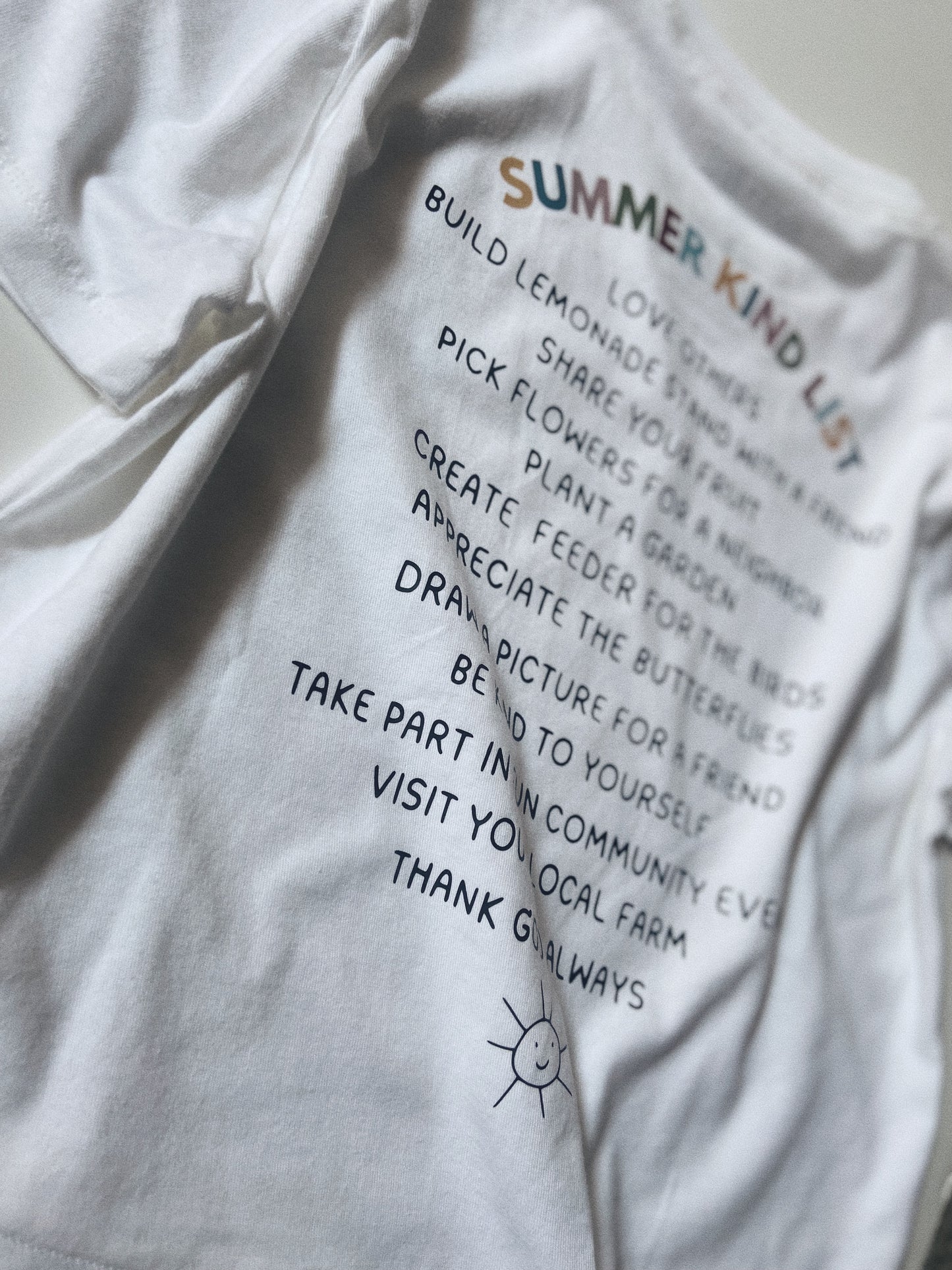 "Kind Kid Summer" Oversized Tee