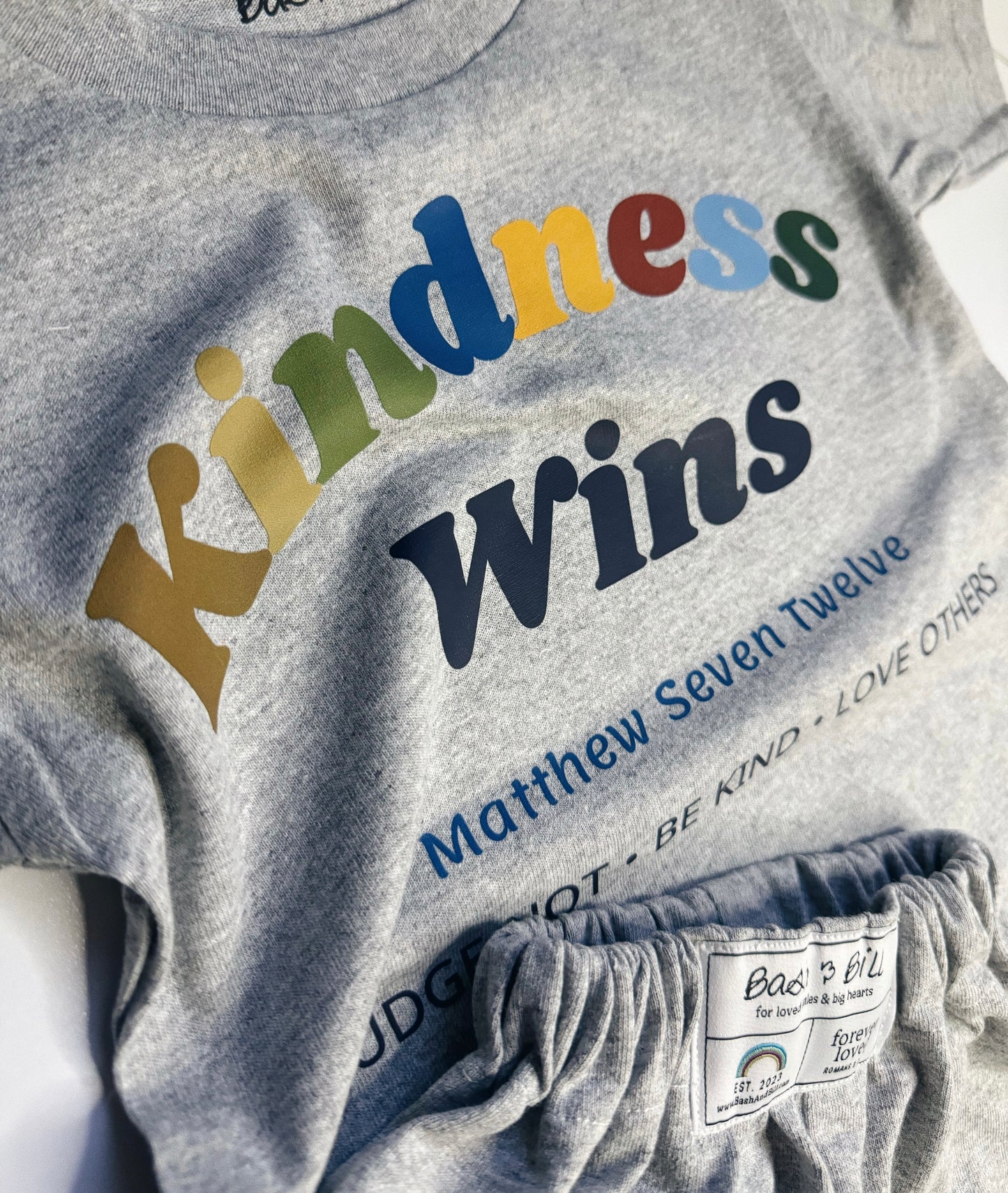 "Kindness Wins" Shorts & Top Set