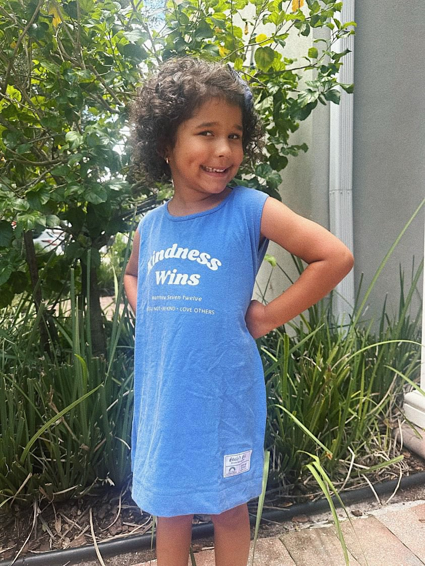 "Kindness Wins" Tank Dress