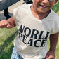 "World Peace" Sleeveless Crew