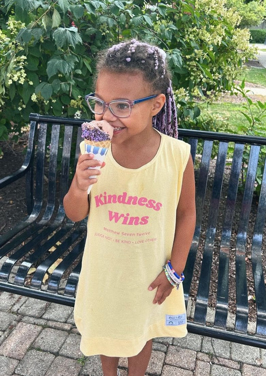 "Kindness Wins" Tank Dress