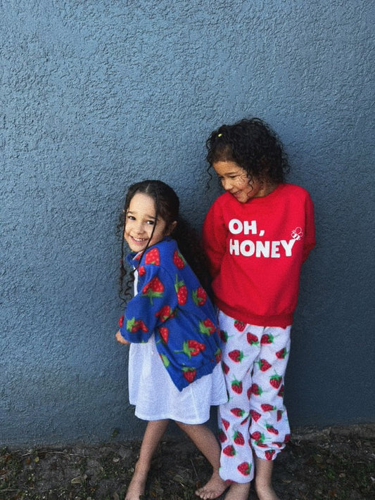 "Oh, Honey" Graphic Pullover
