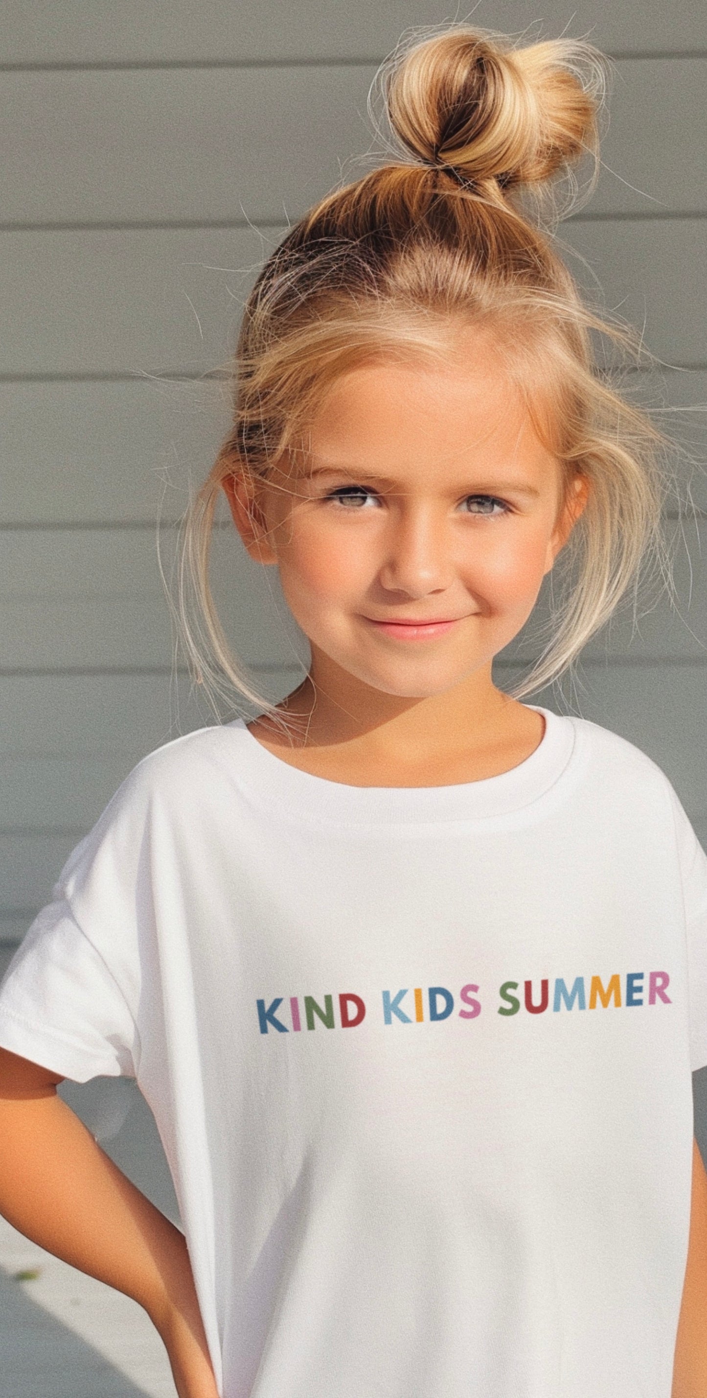 "Kind Kid Summer" Oversized Tee