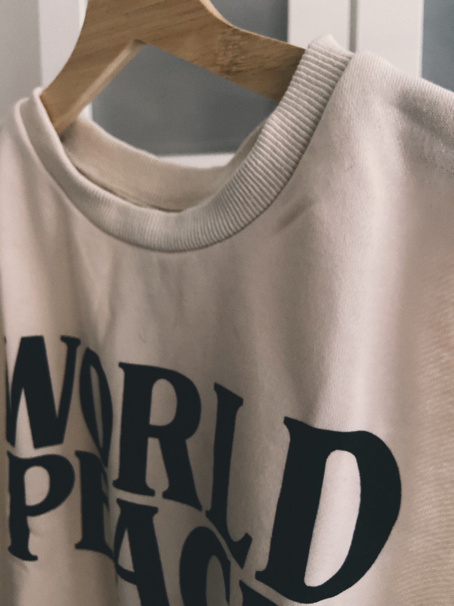 "World Peace" Sleeveless Crew