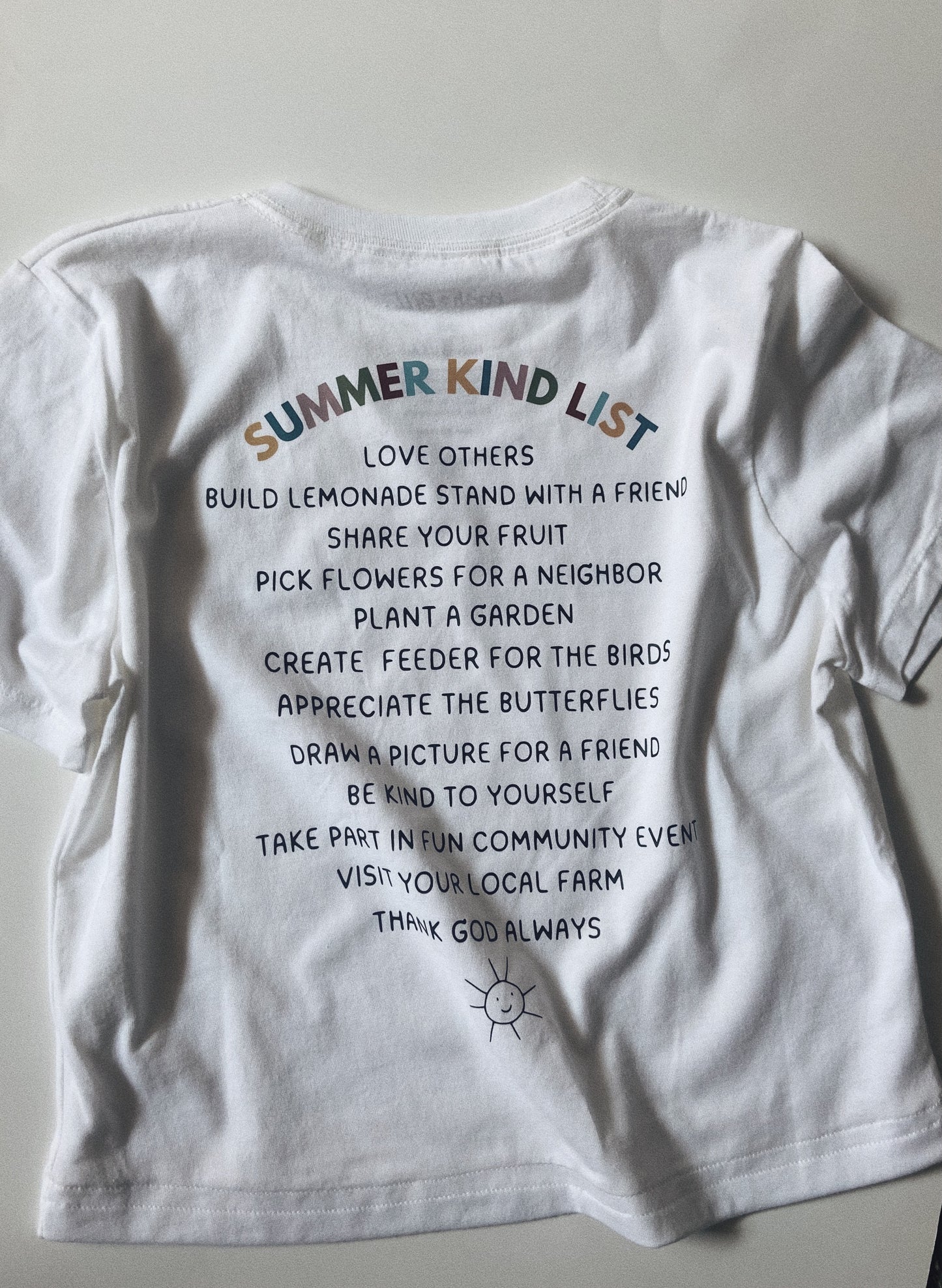 "Kind Kid Summer" Oversized Tee