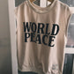 "World Peace" Sleeveless Crew