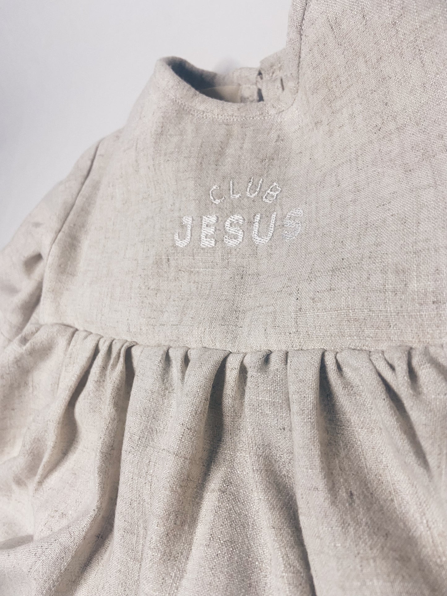 Linen Smock Dress