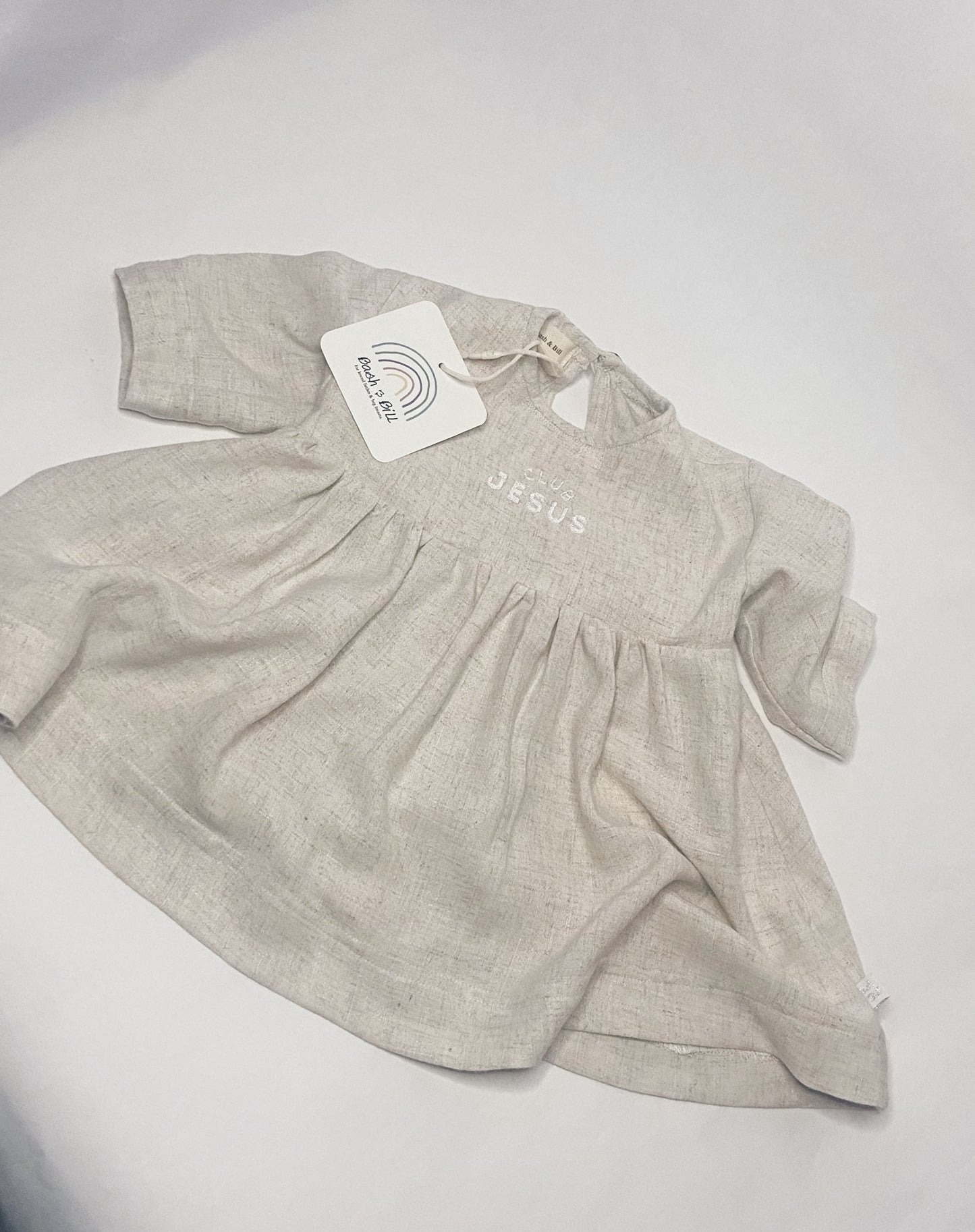 Linen Smock Dress