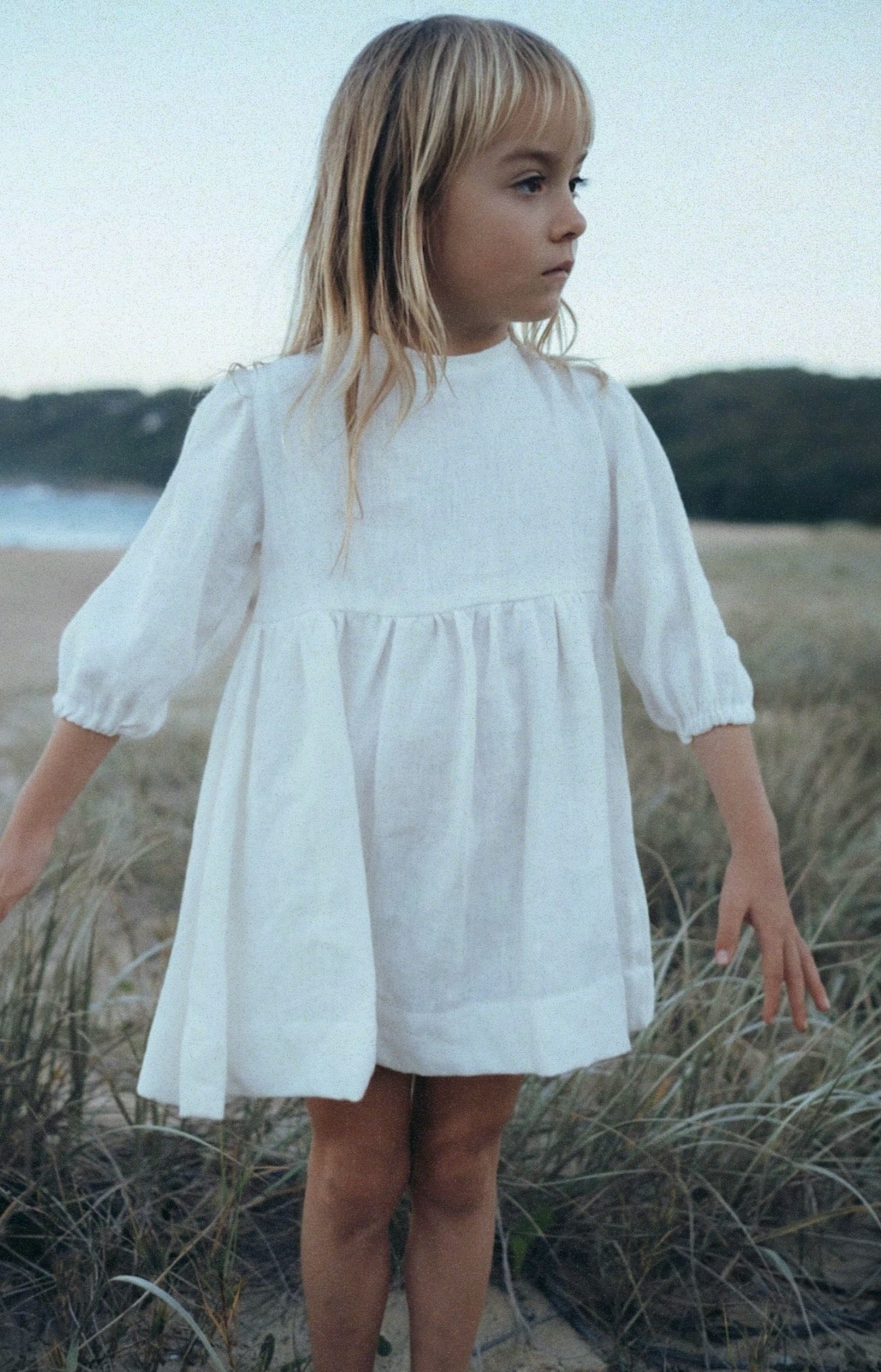 Linen Babydoll Dress