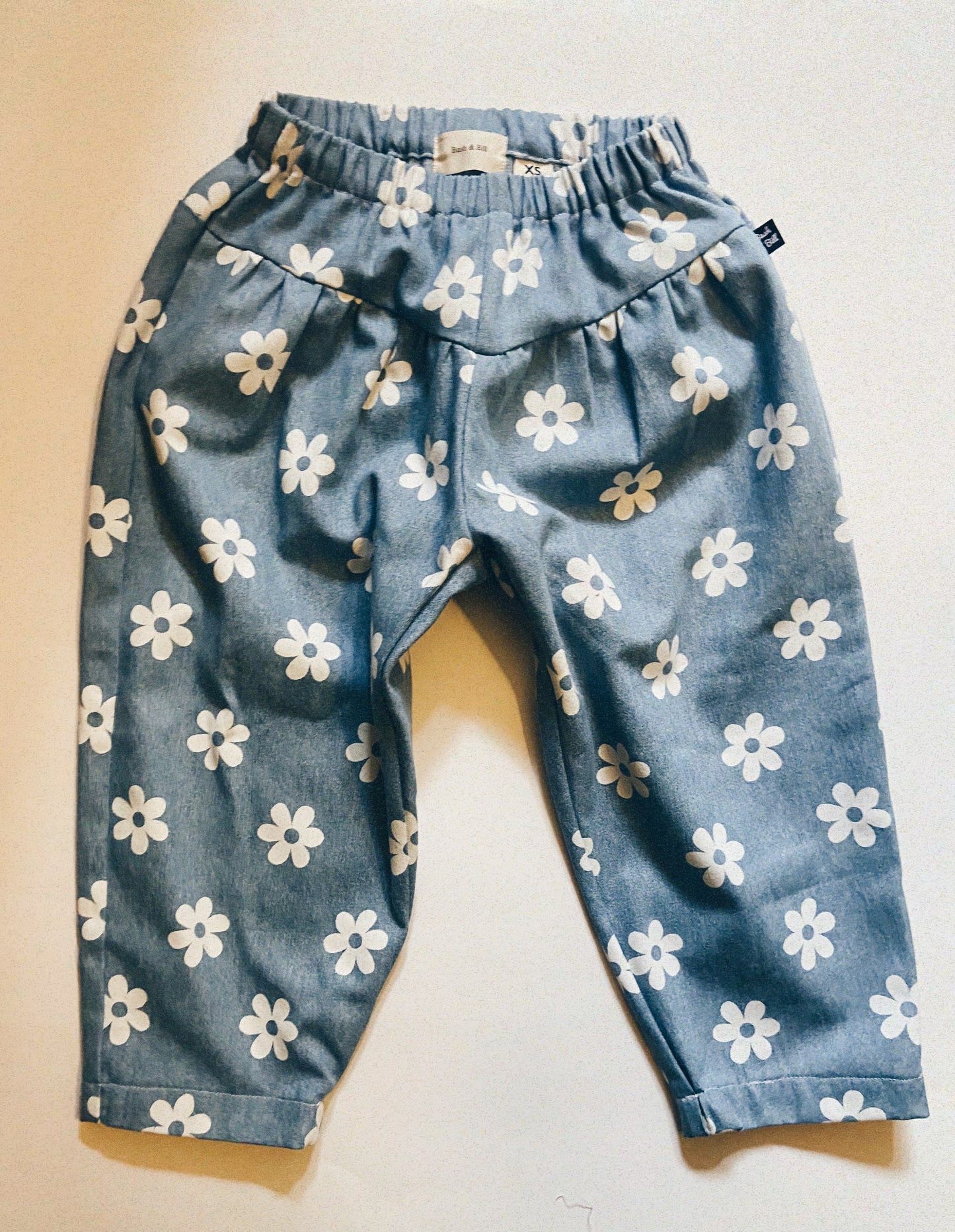 Cotton Wide-Leg Trouser - Daisy Denim