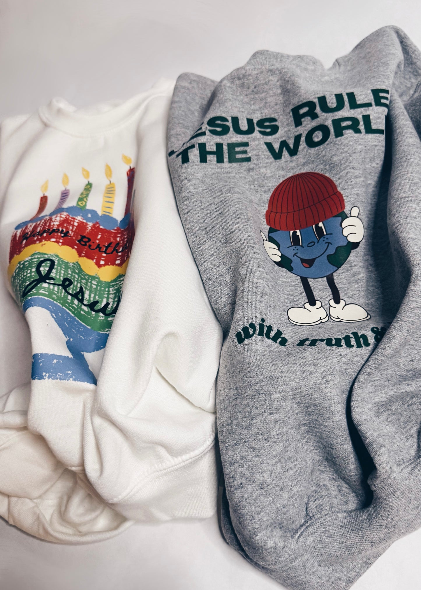 "Jesus Rules" Crewneck Pullover