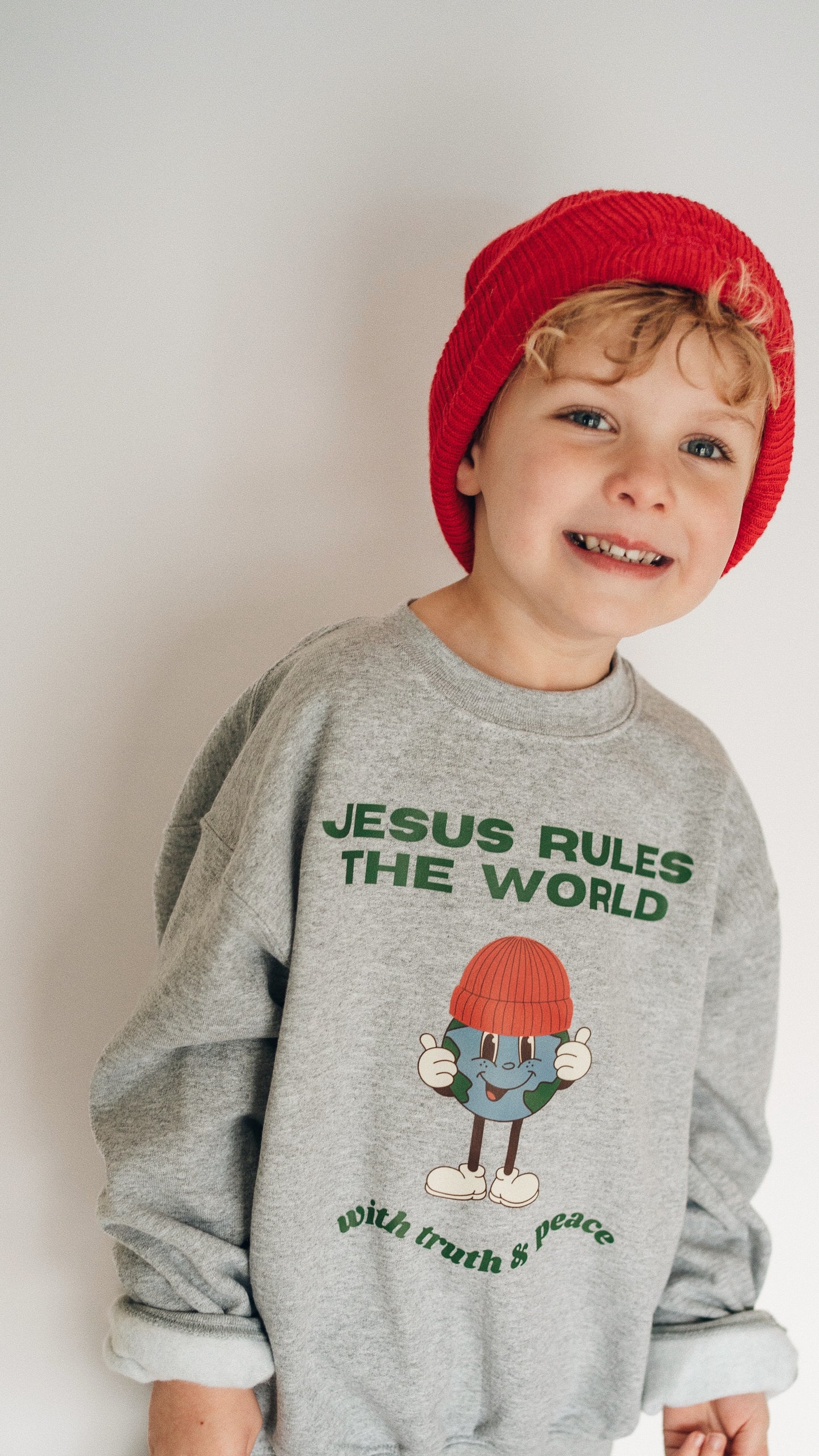 "Jesus Rules" Crewneck Pullover