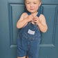 Denim Shortalls - Medium/Dark Wash