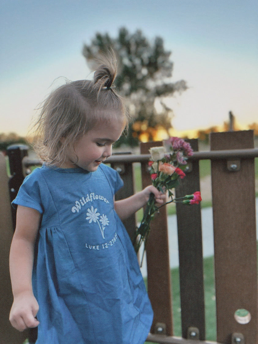 Embroidered Cotton Tunic Dress