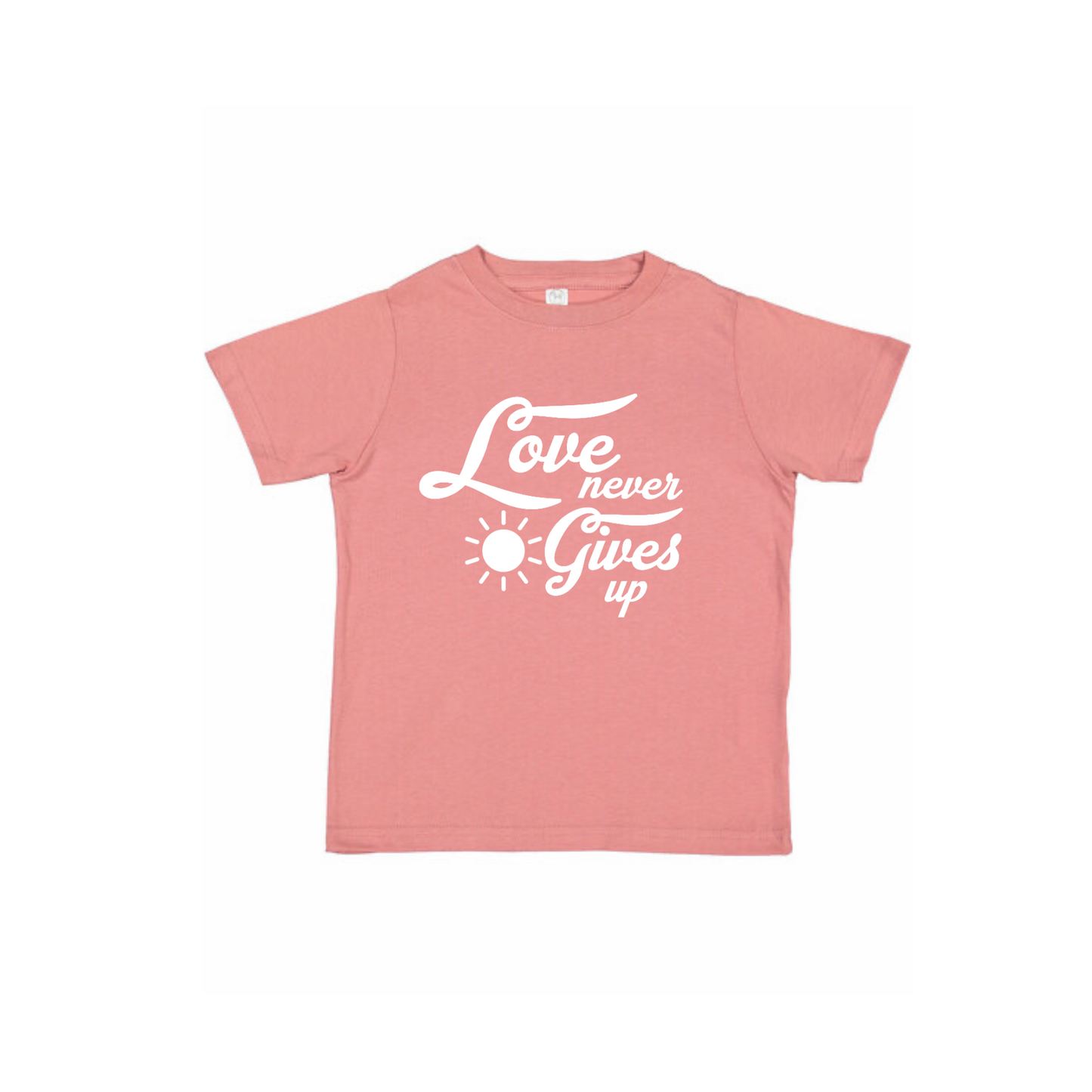 "Love Never Gives Up" Tee