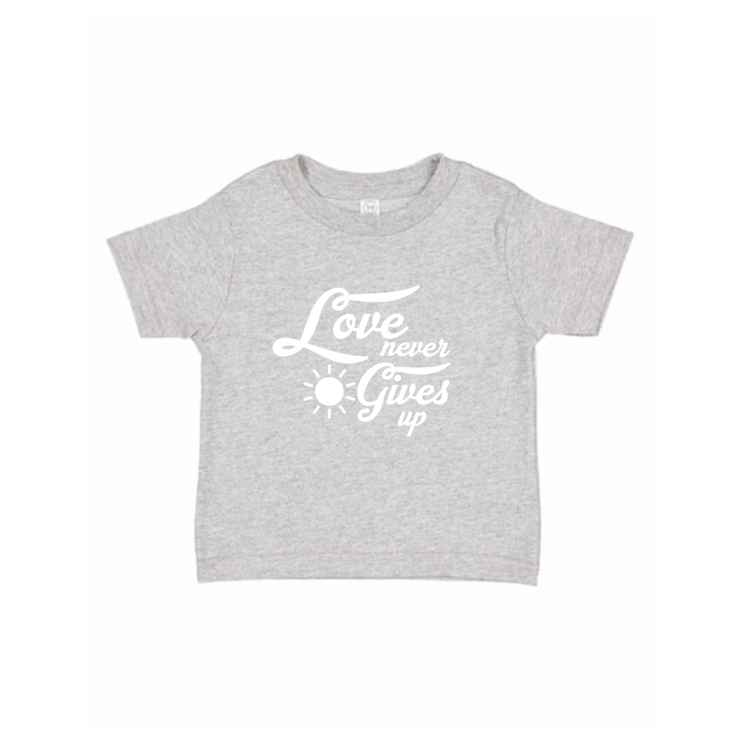 "Love Never Gives Up" Tee