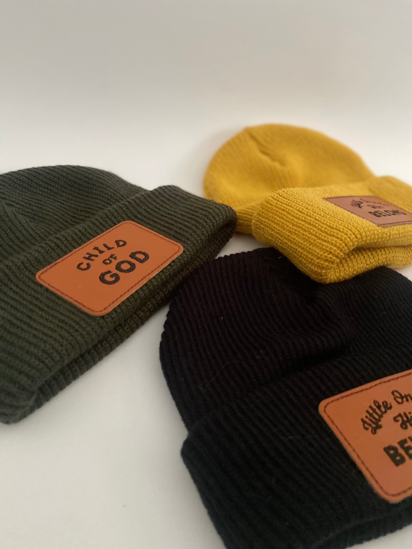 New! Embroidered Patch Beanies Are Here!