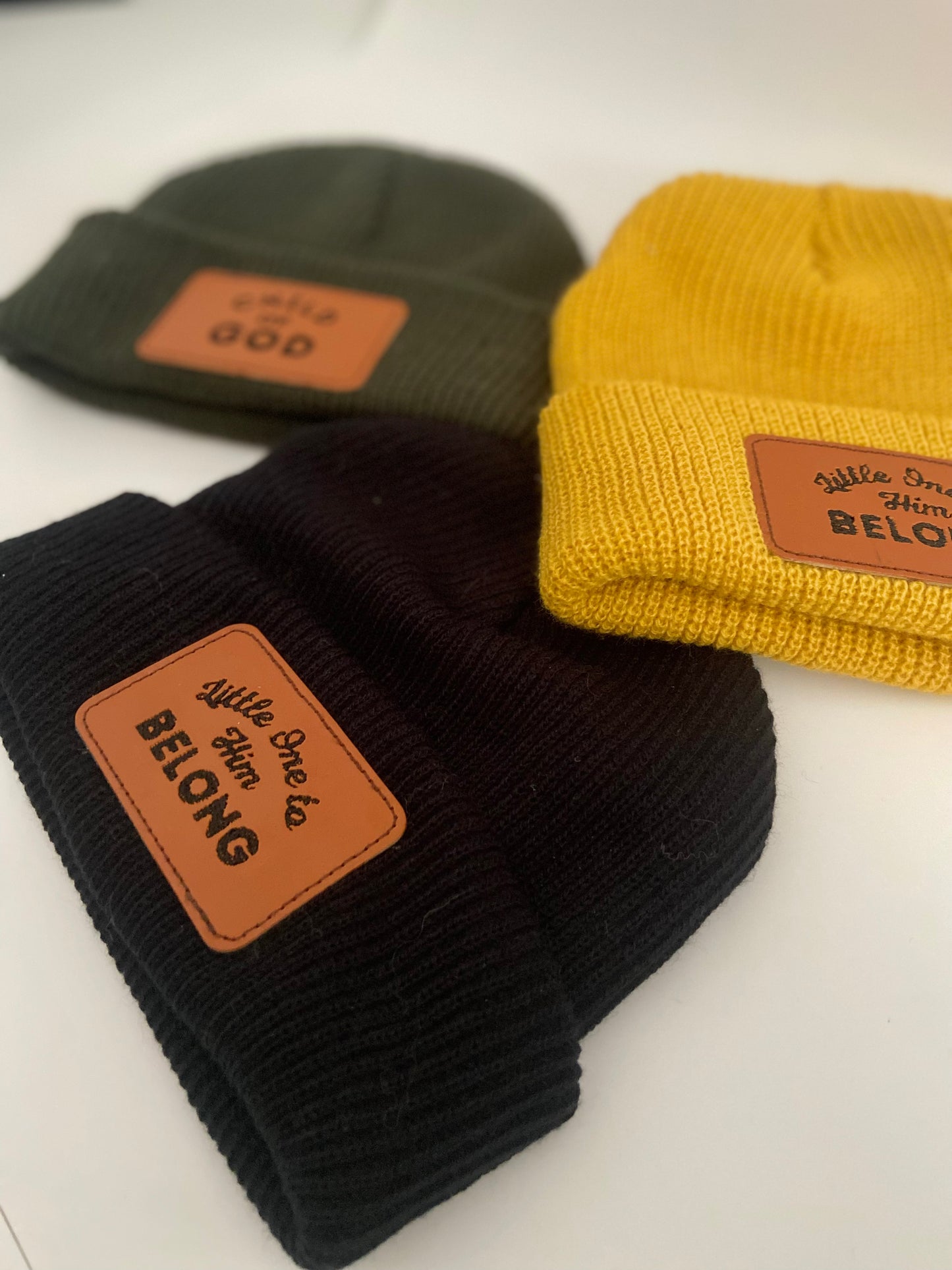 New! Embroidered Patch Beanies Are Here!