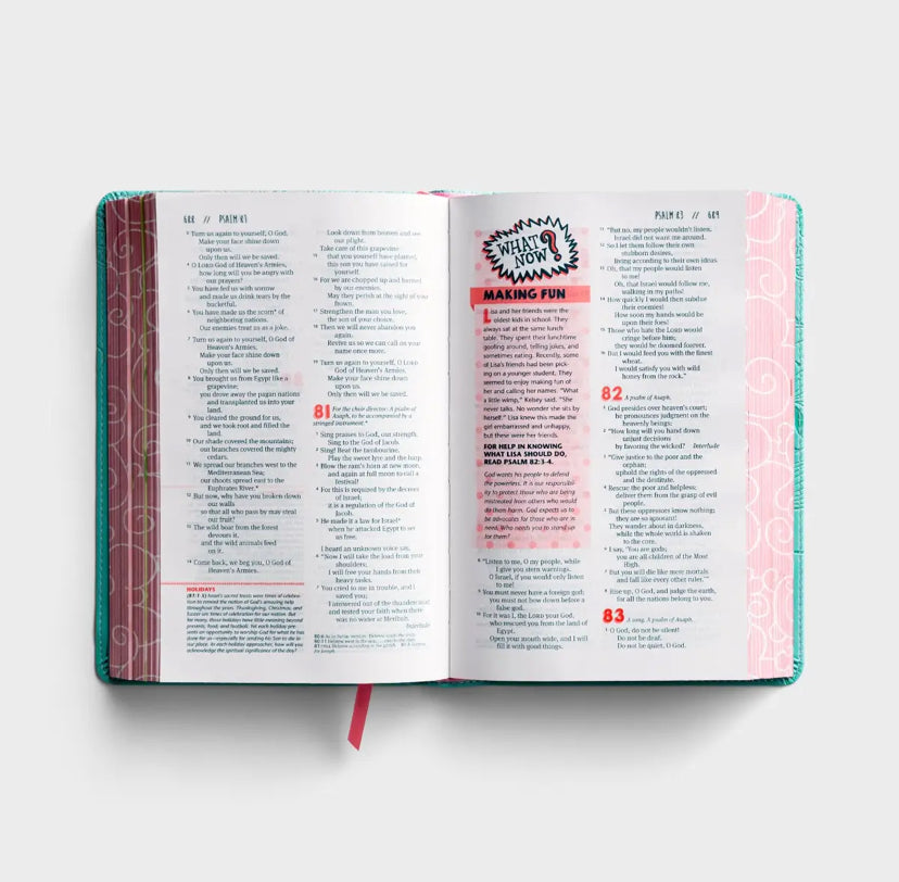 NLT Girls Life Application Study Bible