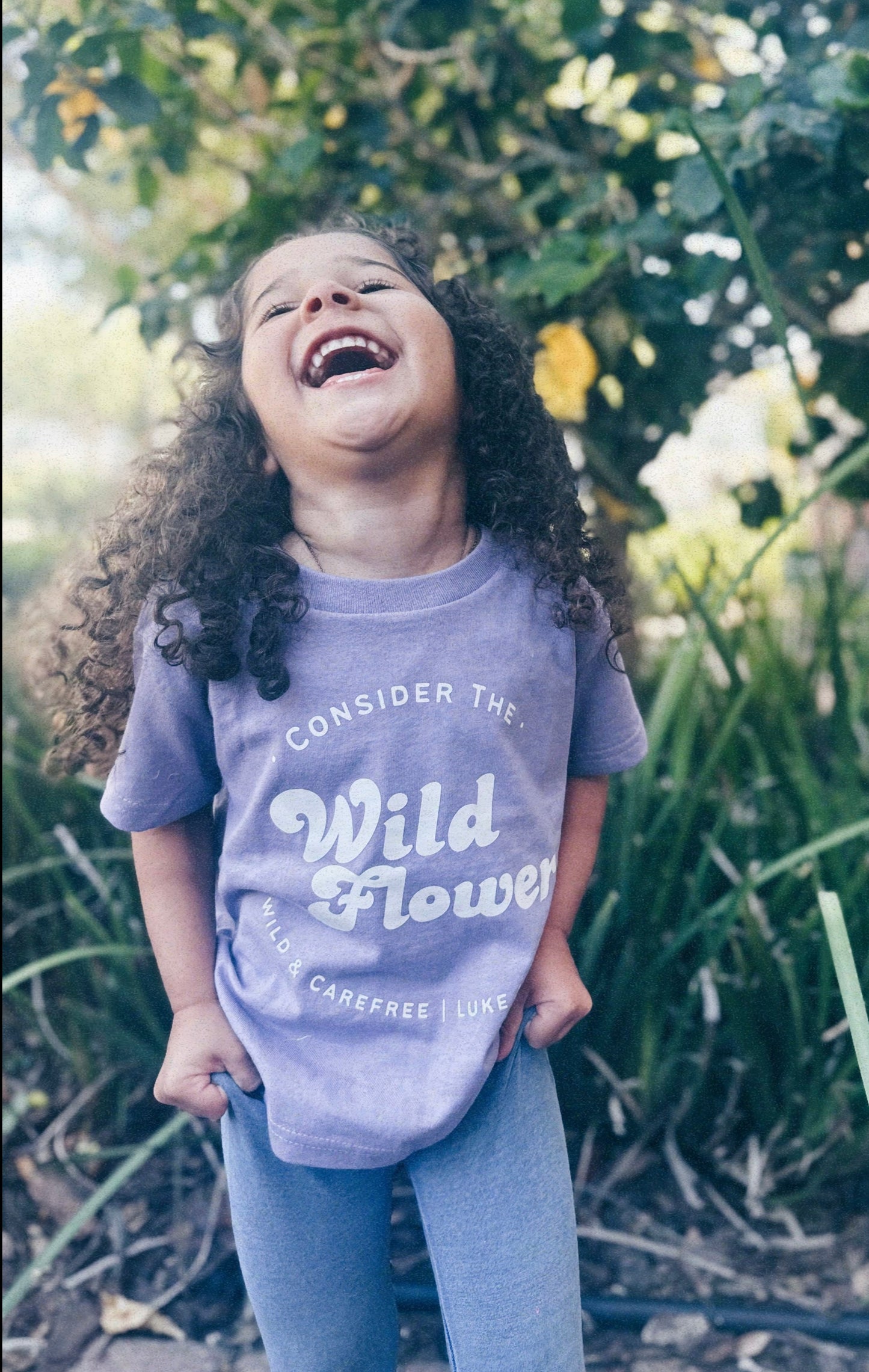 "Wildflower" Tee - Lilac