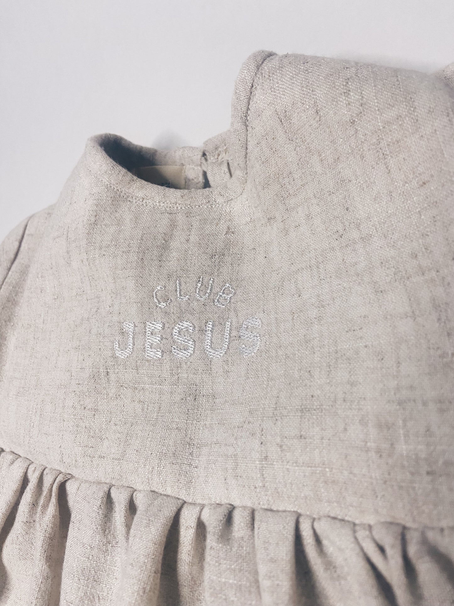 Linen Smock Dress