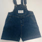 Denim Shortalls - Medium/Dark Wash