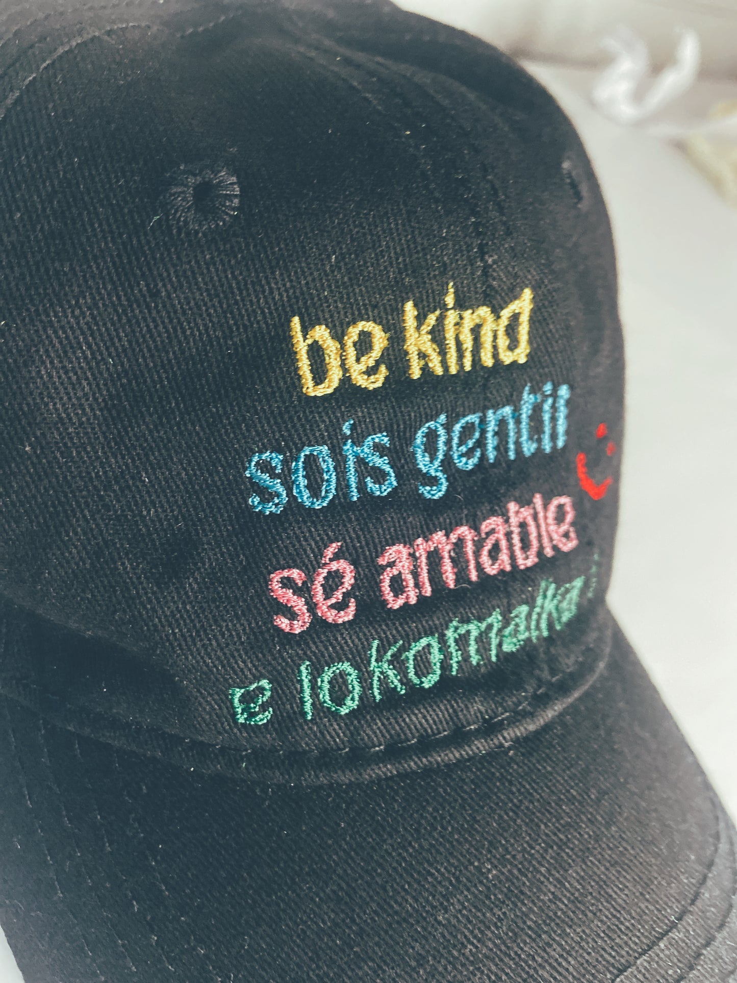 "Be Kind Be Kind Be Kind" Cap