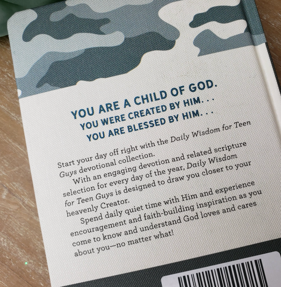 "Daily Wisdom" Devotional for Teen Guys