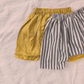 Linen Harem Short - Striped