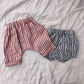 Linen Bubble Short - Striped