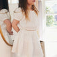 Eyelet Skirt & Top Set