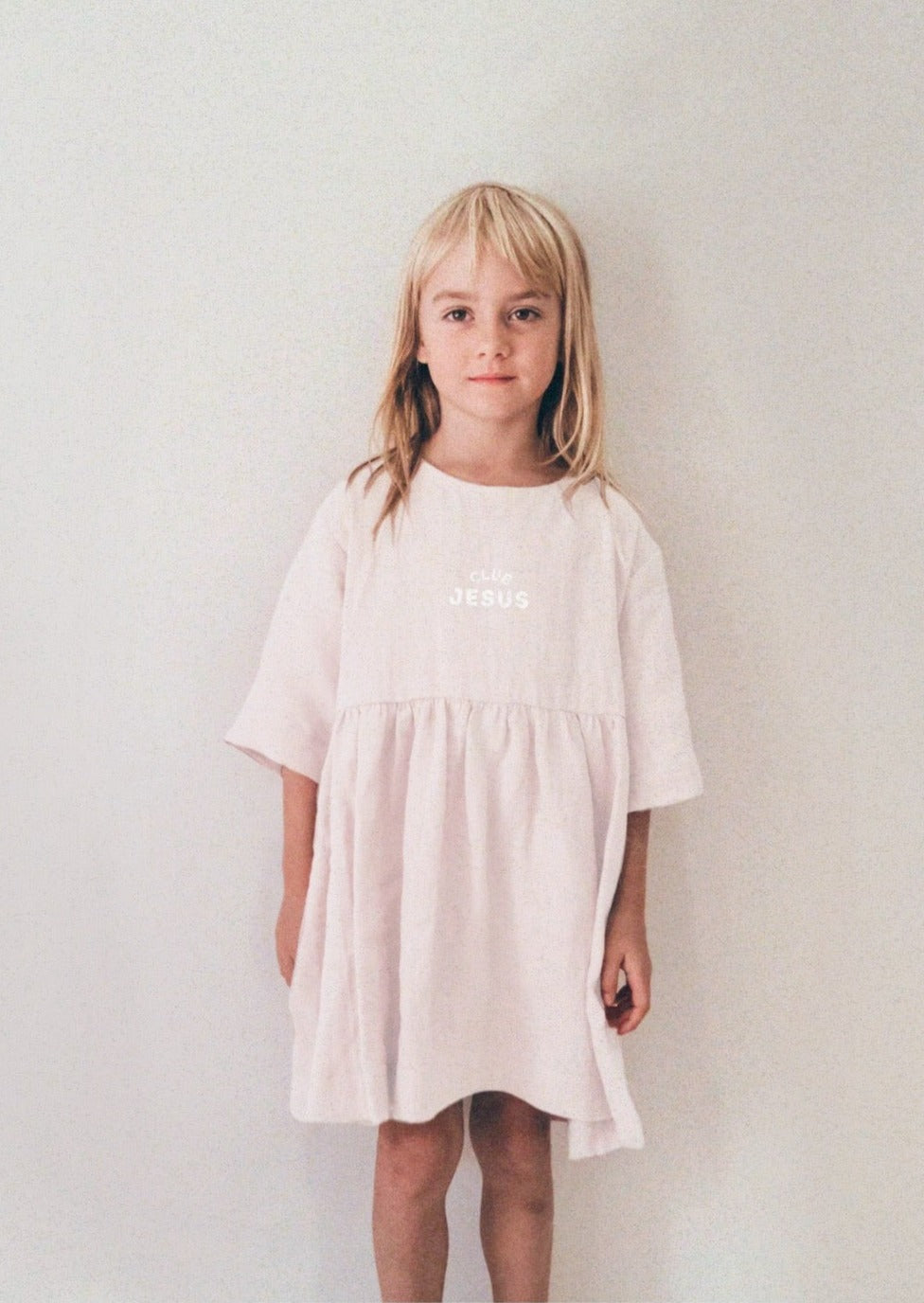 Linen Smock Dress