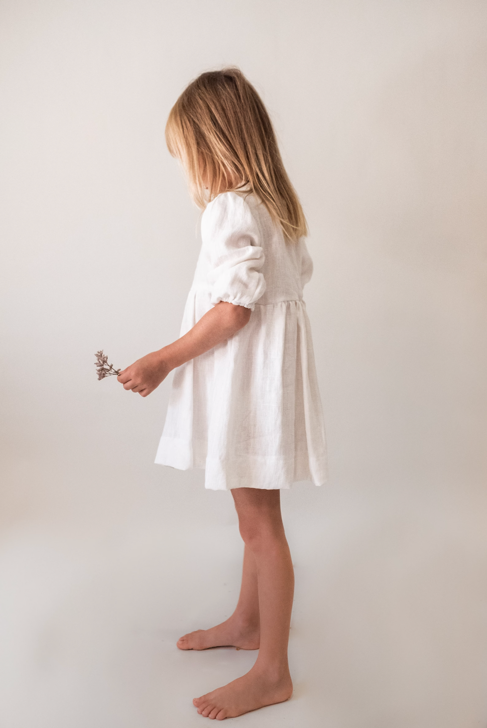 Linen Babydoll Dress