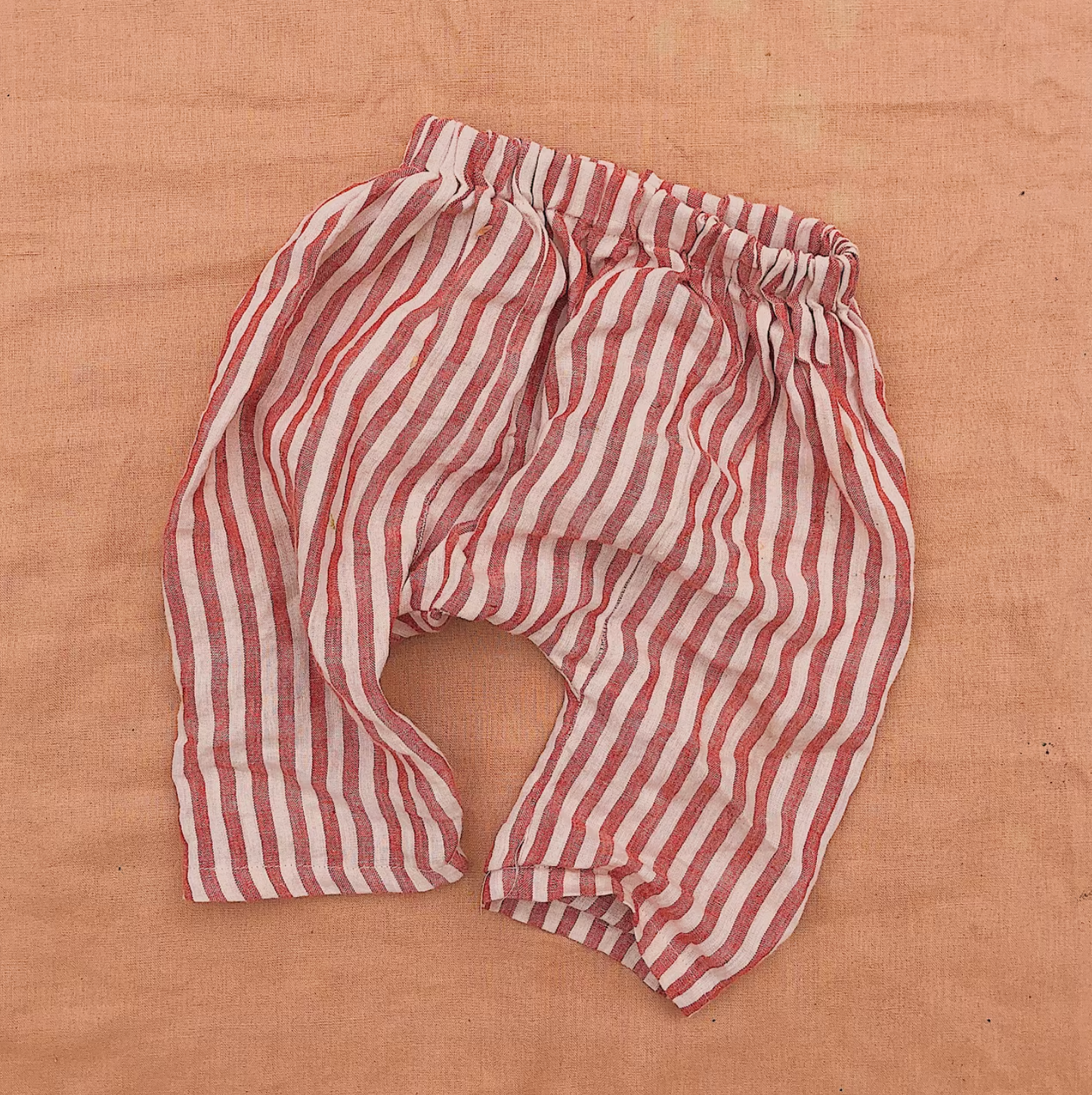 Linen Harem Pant - Striped