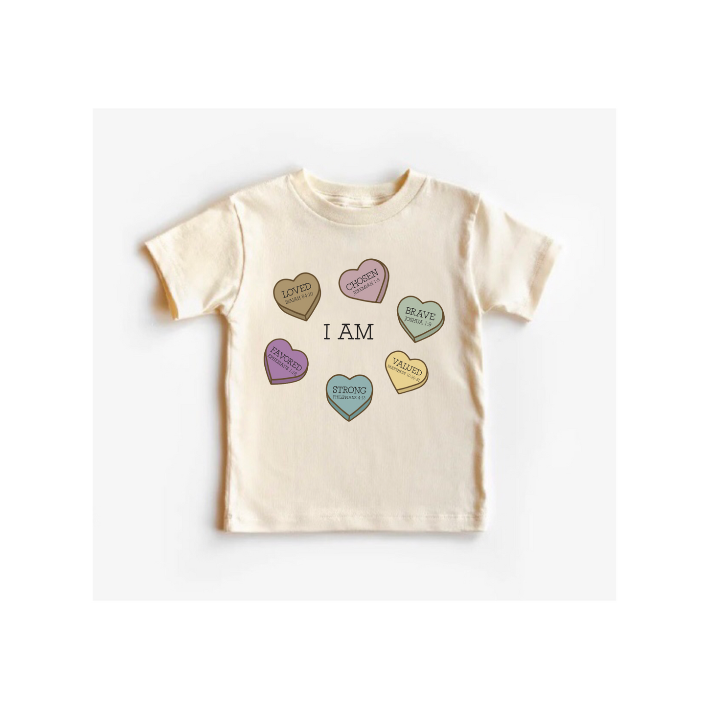 "Affirmation Truths Heart" Tee