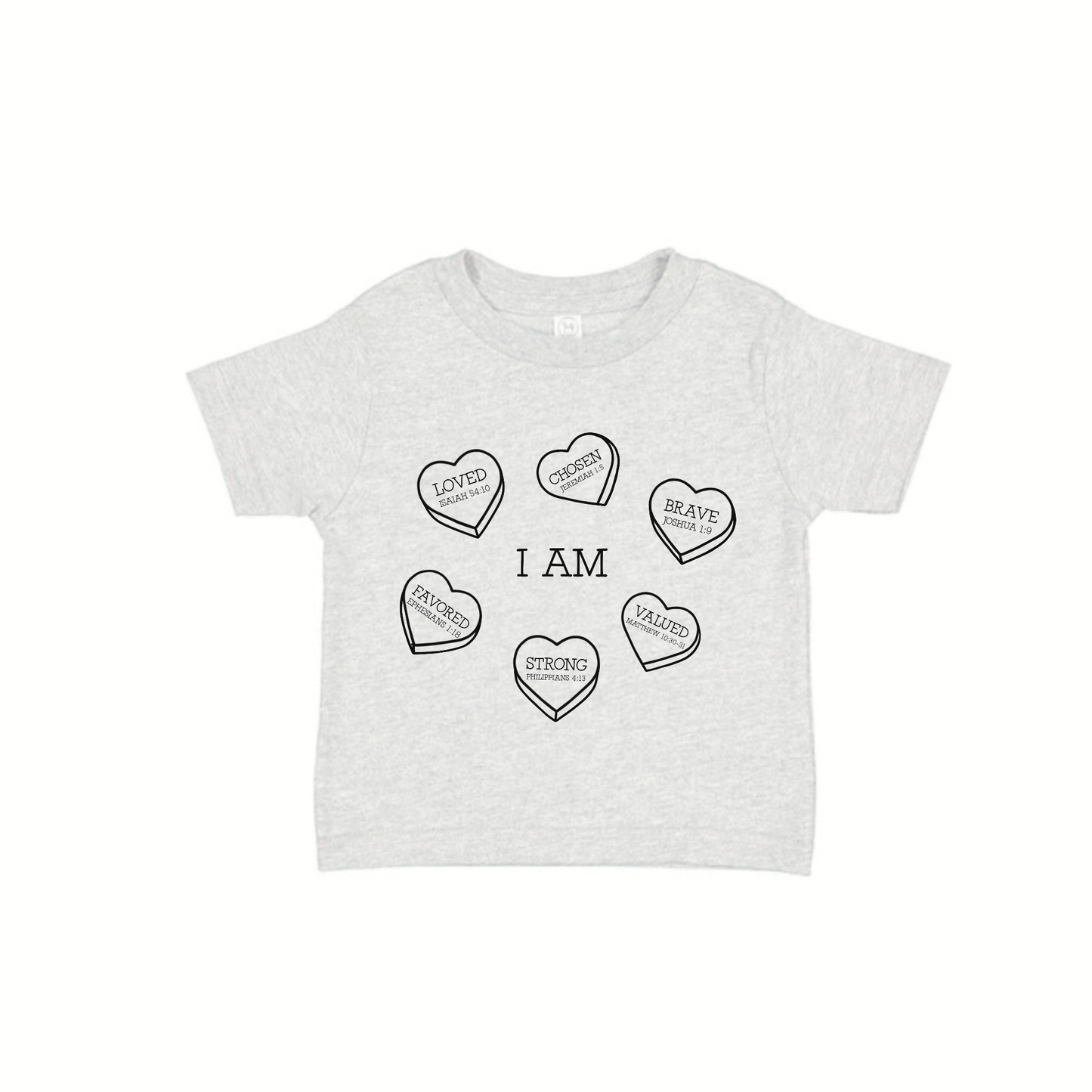 "Affirmation Truths Heart" Tee