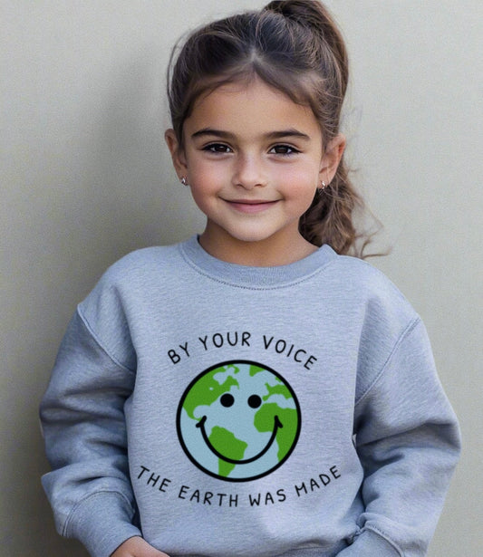 "By Your Voice the Earth Was Made" Crewneck Pullover