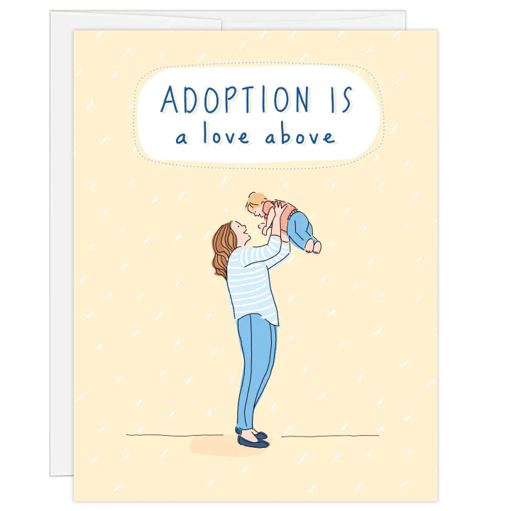 "Love Above" Adoption Card