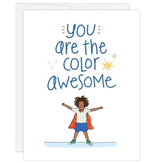 "Color Awesome" Card