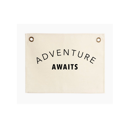 "Adventure Awaits" Banner