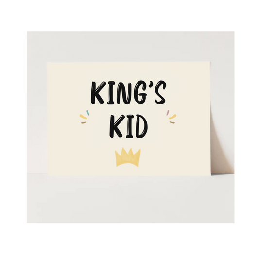 "King's Kid" Art Print