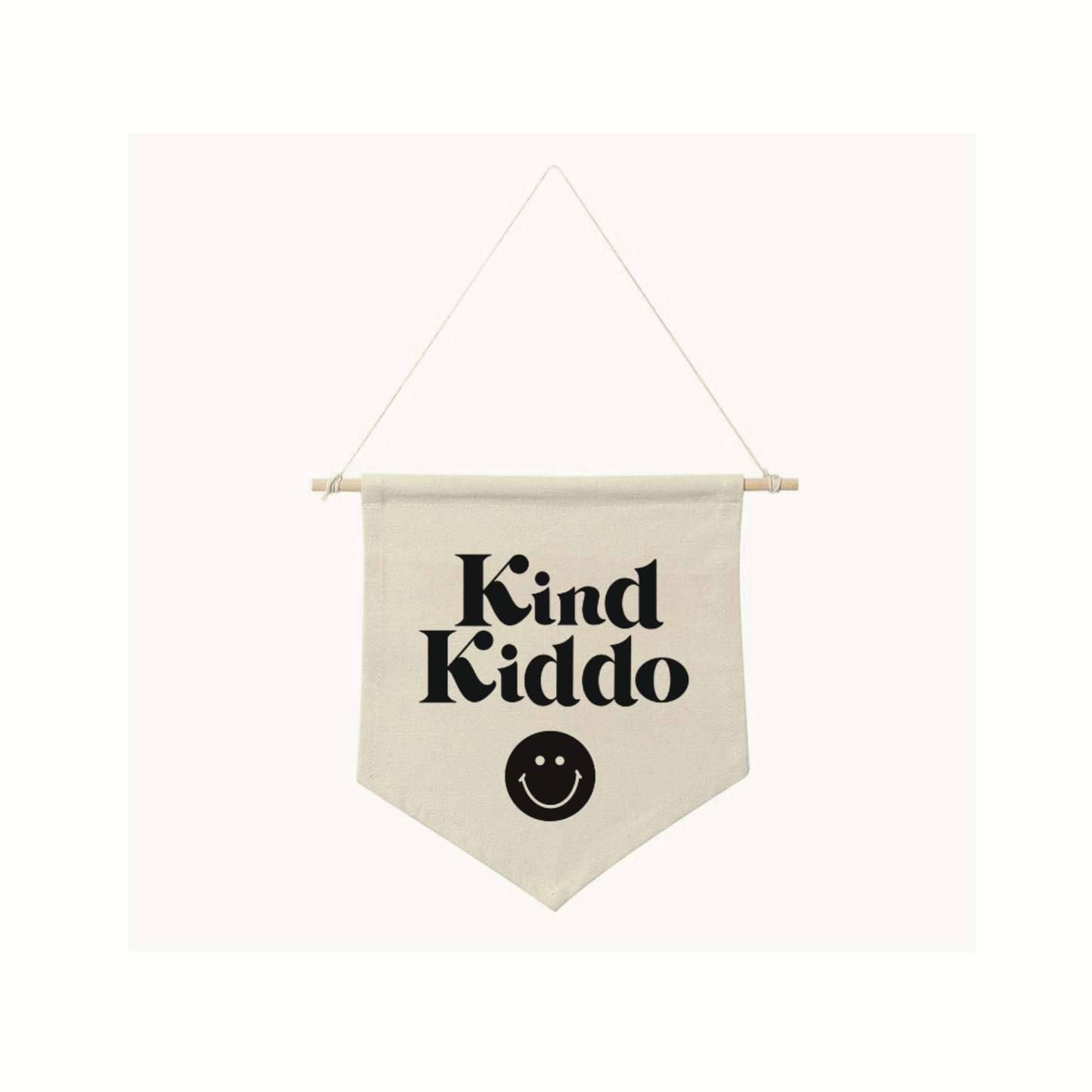 "Kind Kiddo" Smiley Hanging Sign