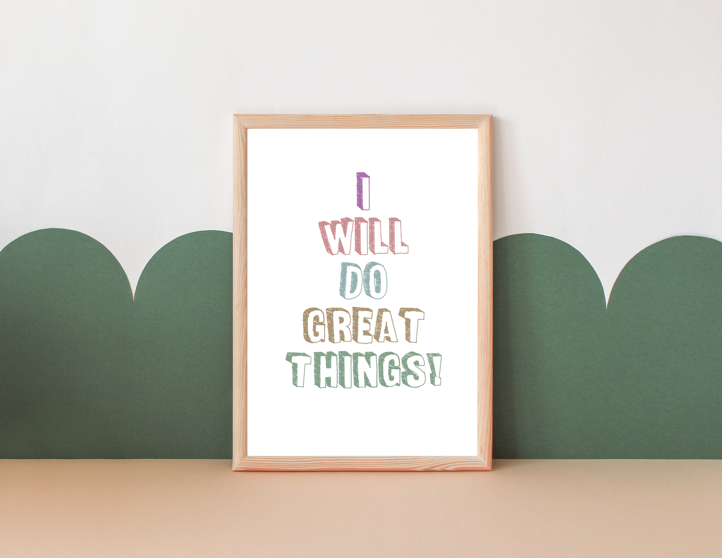 "I Will Do Great Things" Art Print