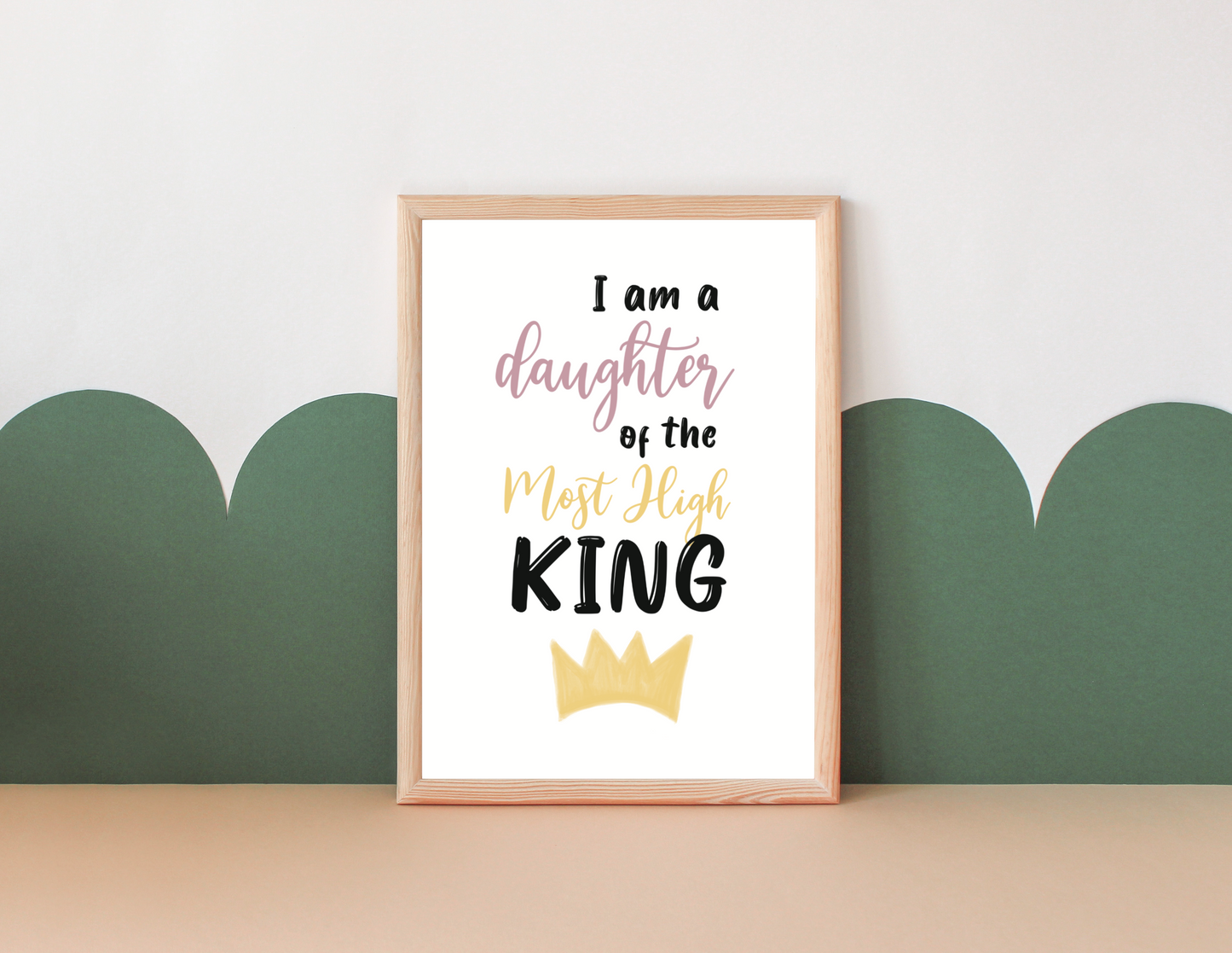 "Daughter of the Most High King" Art Print