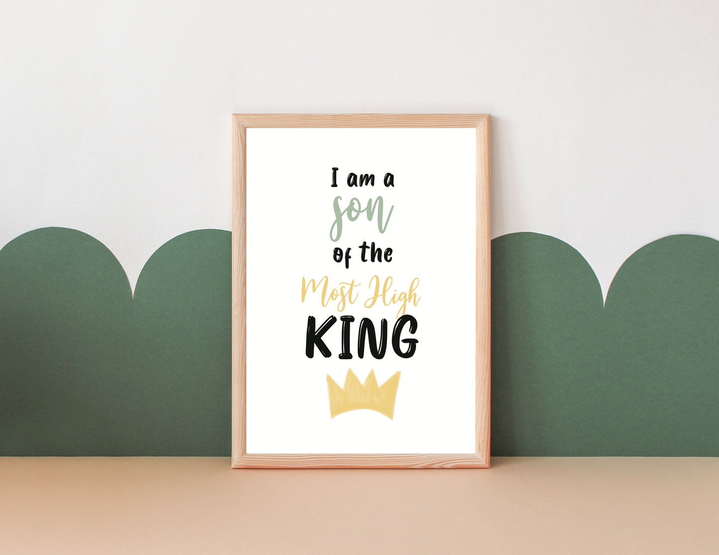 "Son of The Most High King" Art Print