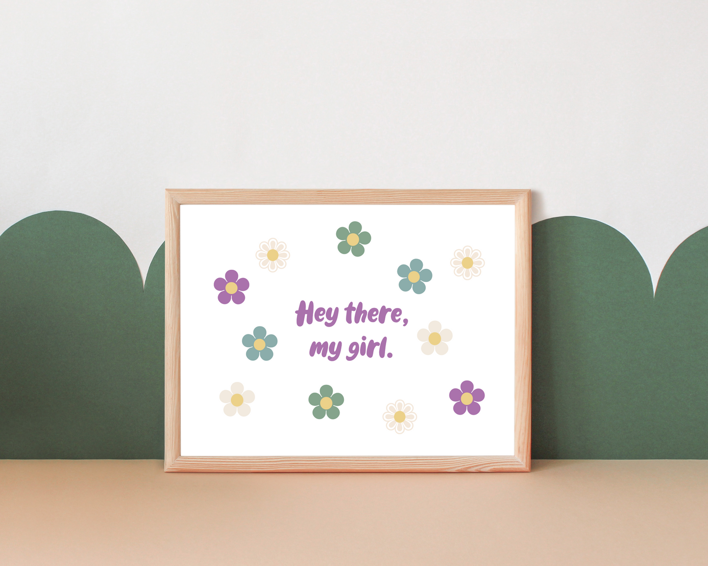 "Hey There, My Girl" Art Print