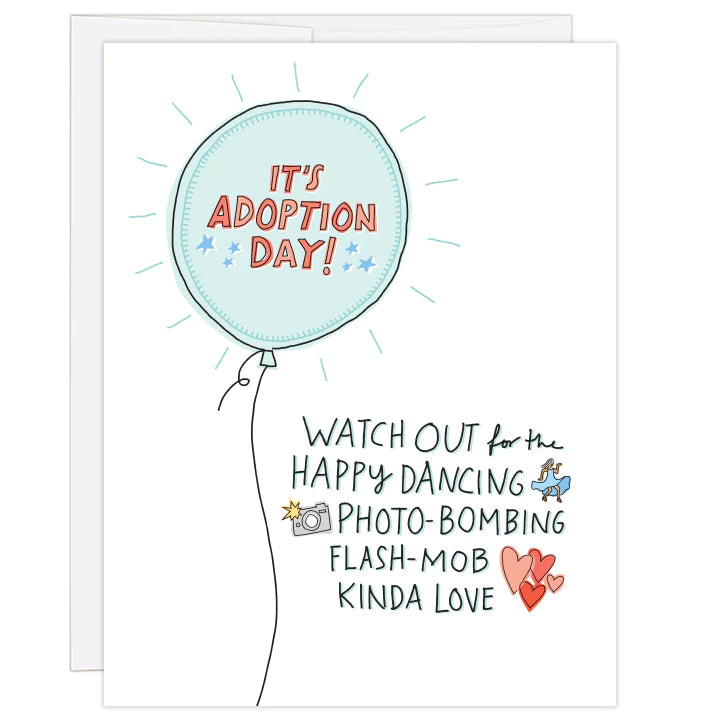 "Flash Mob" Adoption Day Card