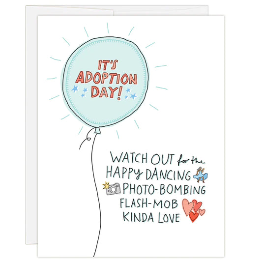 "Flash Mob" Adoption Day Card