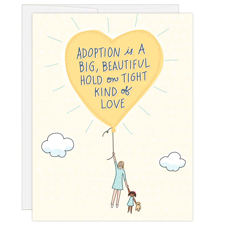 "Hold on Tight" Adoption Card